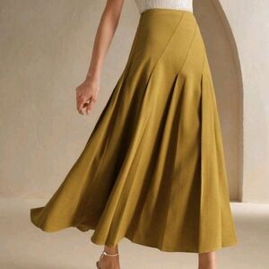 Women's Asymmetrical Pleated Commuting Elegant Skirt
